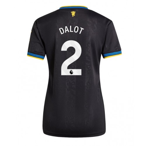 Manchester United Diogo Dalot #2 Replika Tredje Tröja Damer 2025-26 Kortärmad